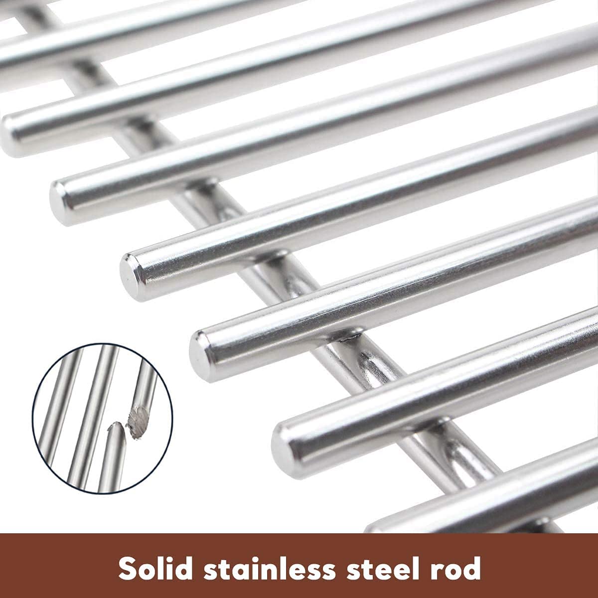 GFTIME Stainless Steel Cooking Grates for Weber Spirit 300 & Genesis B/C