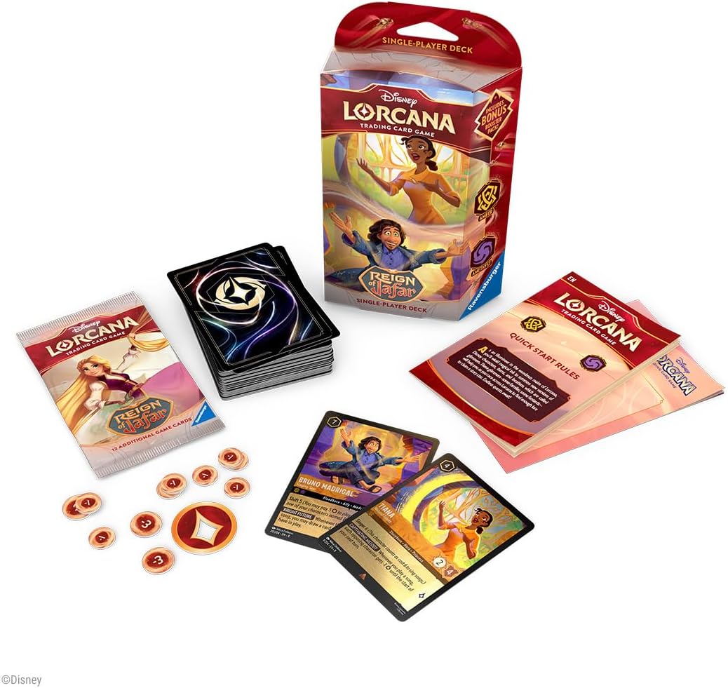 Disney Lorcana TCG: Reign of Jafar Starter Deck – 60 Card Set 8