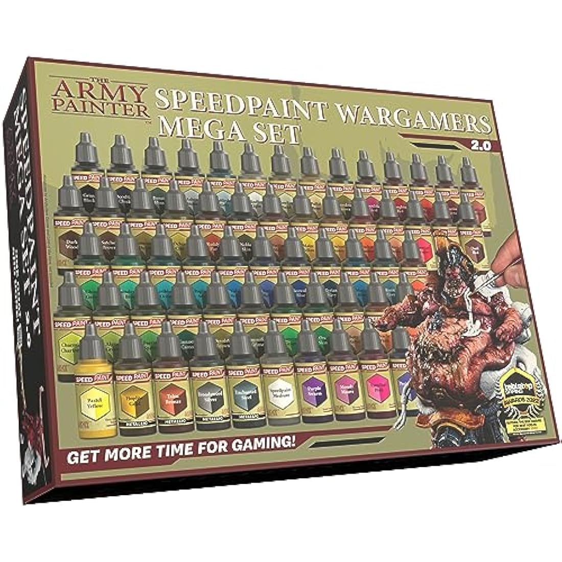 The Army Painter Speedpaint 2.0 Mega Set – 60 Miniature Model Paints