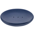 Ceramic Soap Dish – 2Pcs Dark Blue Drainage Soap Holder