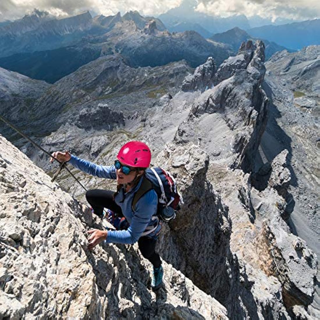 ALPIDEX Universal Climbing Helmet – EN12492 Safety Gear for Adults