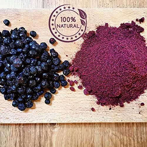 ZingyZoo Freeze Dried Wild Blueberry Powder – 300g Pure Bilberry Superfood