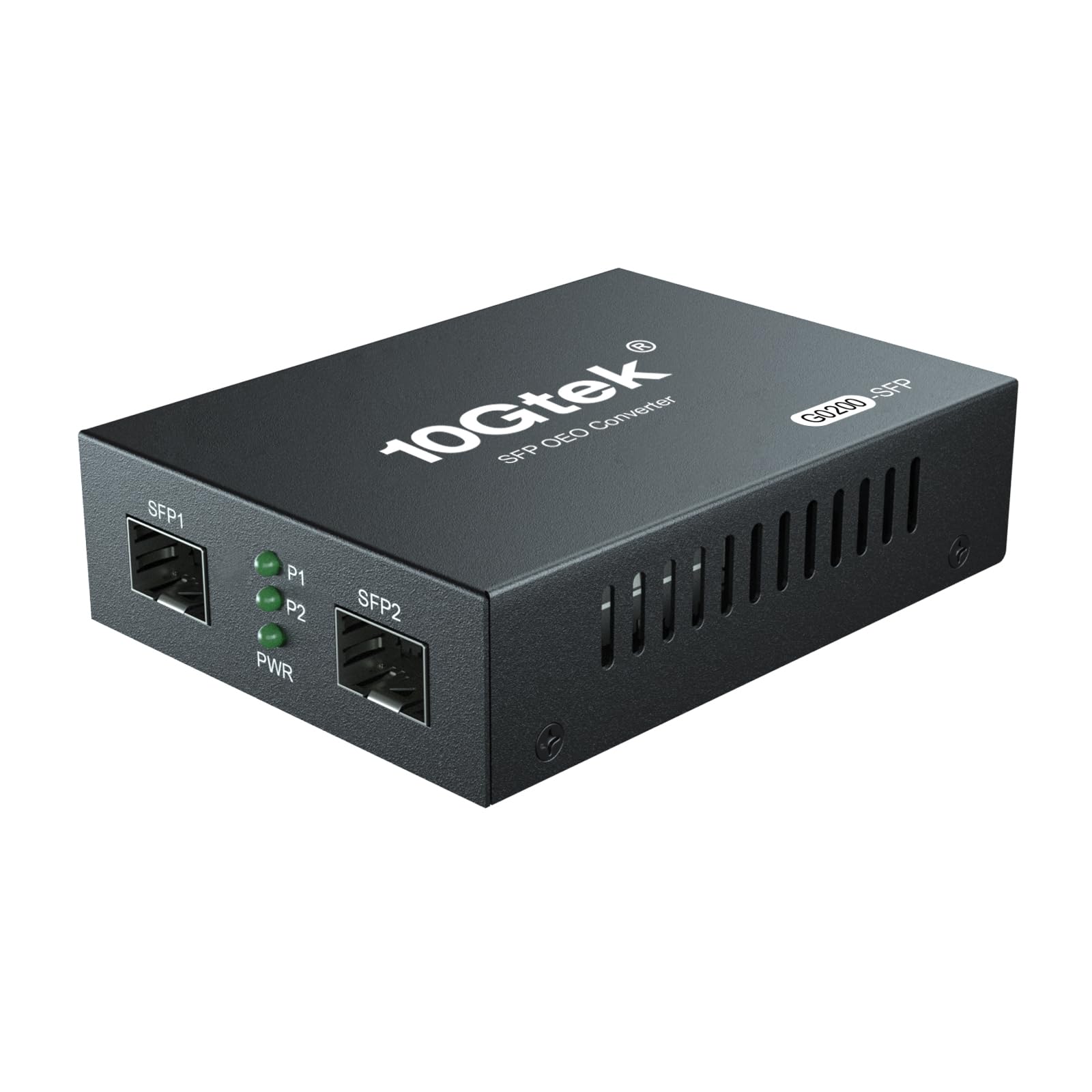 10Gtek 1.25G/2.5Gbps Two Ports SFP OEO Mode Converter & Repeater