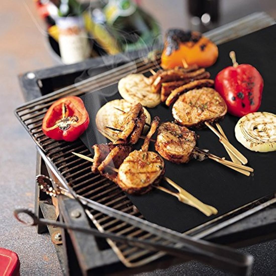 6-Pack Non-Stick Oven Liners | Reusable BBQ Grill Mats