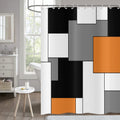 Hnmdmyi Geometric Shower Curtain – Waterproof Polyester Bathroom Decor