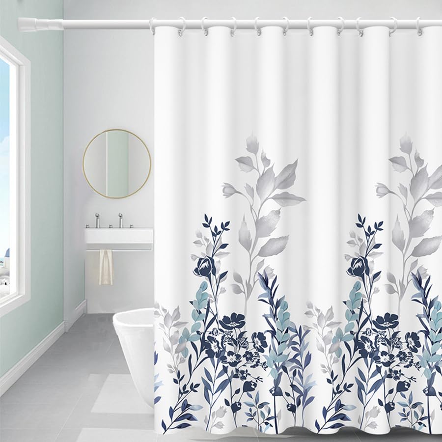 Tennove Heavy Duty Shower Curtain | 200x200cm Waterproof Polyester