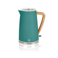 Swan Nordic Jug Kettle – 1.7L Fast Boil Electric Kettle, Matte Pine Green