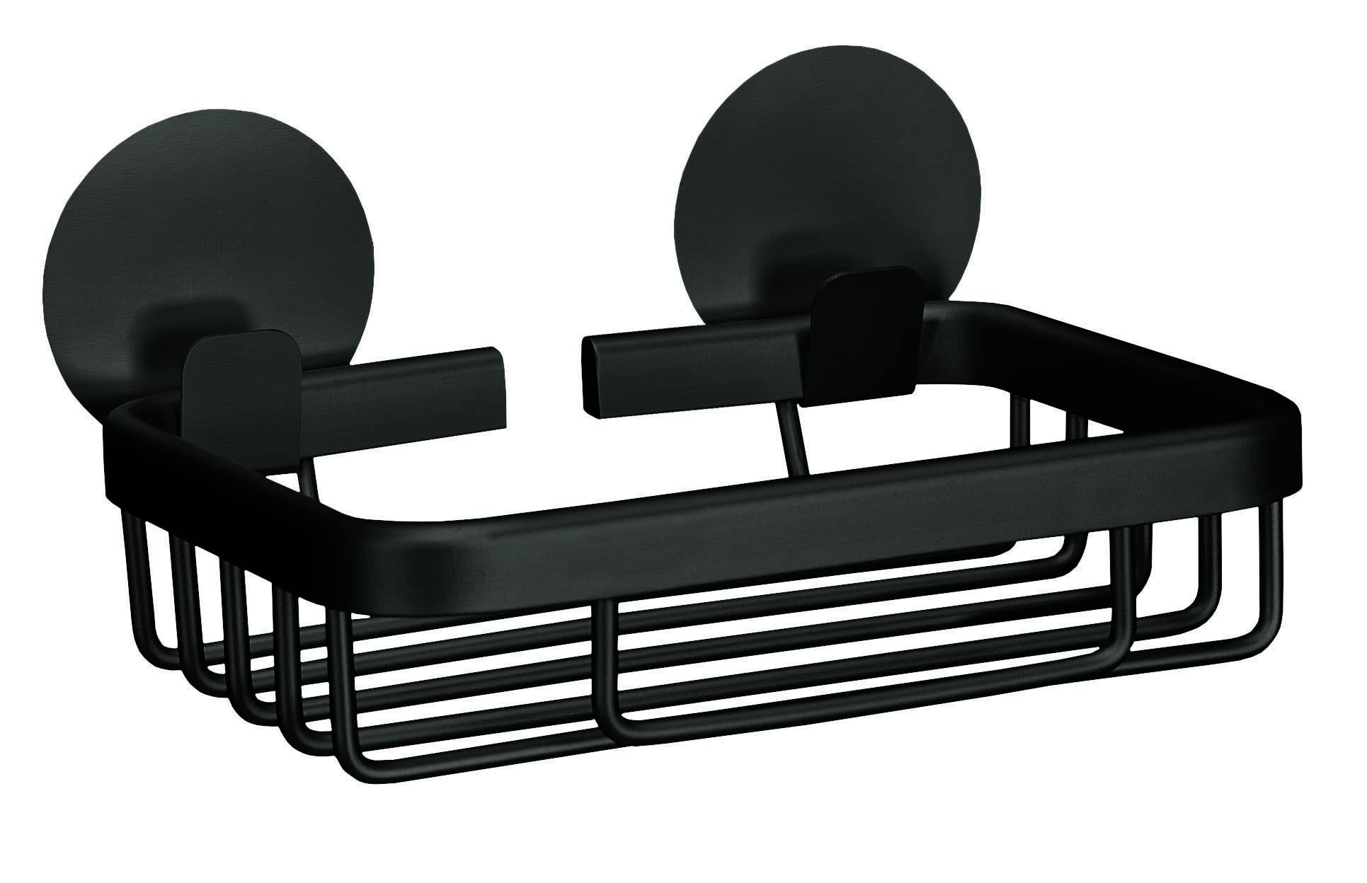 Kleine Wolke Rocco Wall Mounted Soap Dish – Black Aluminium Holder