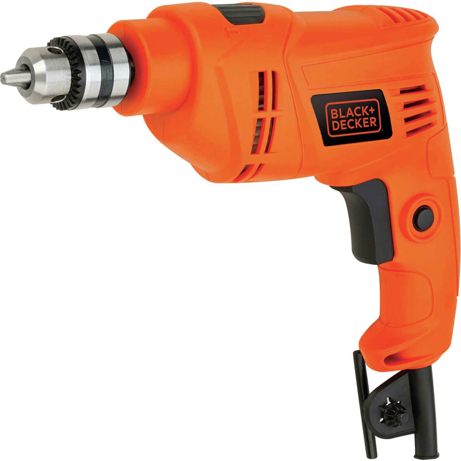 BLACK+DECKER 450W Hammer Drill Power Tool - Corded DIY Drill, BEH201-GB