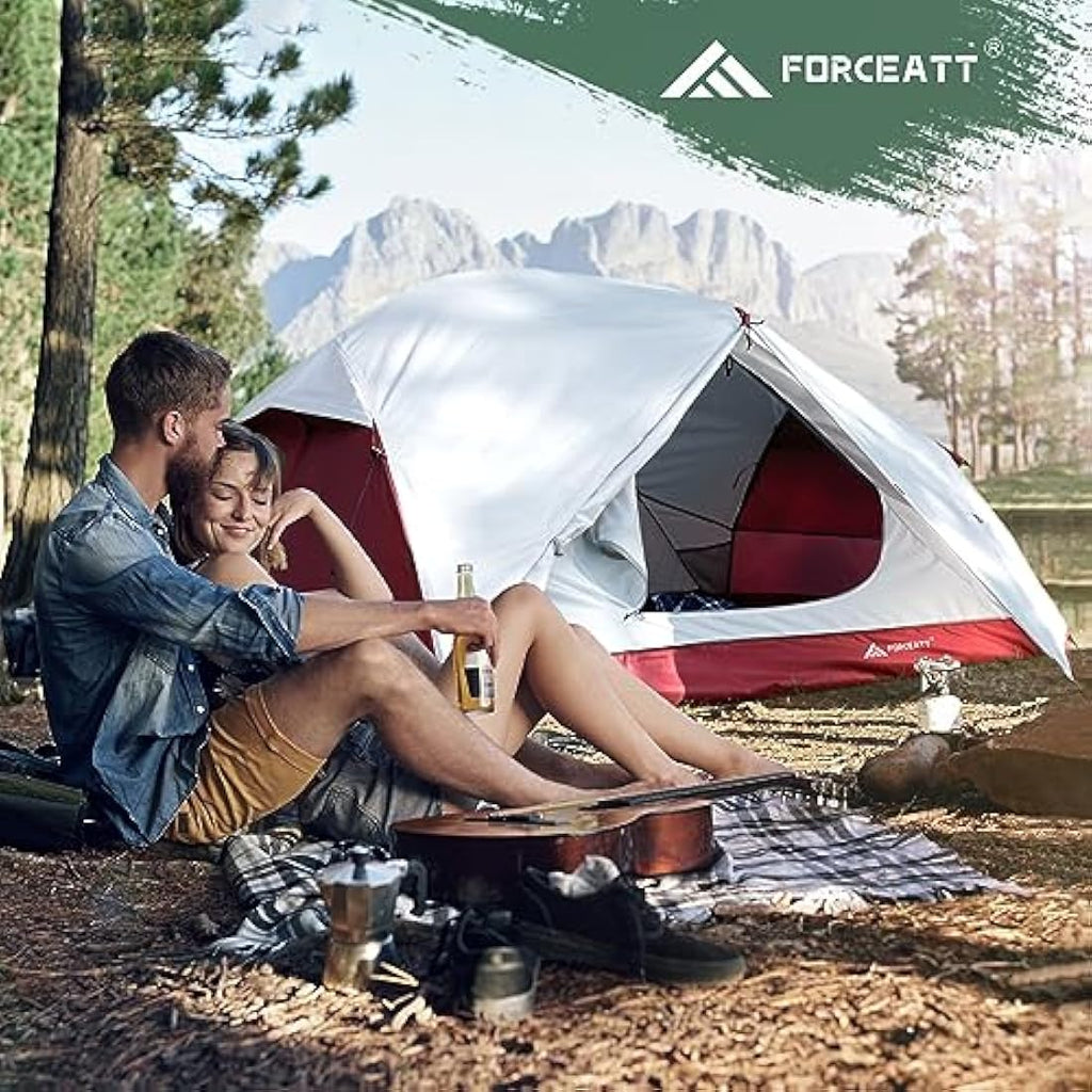 Forceatt 3-Person Backpacking Tent | Waterproof Lightweight Hiking Tent