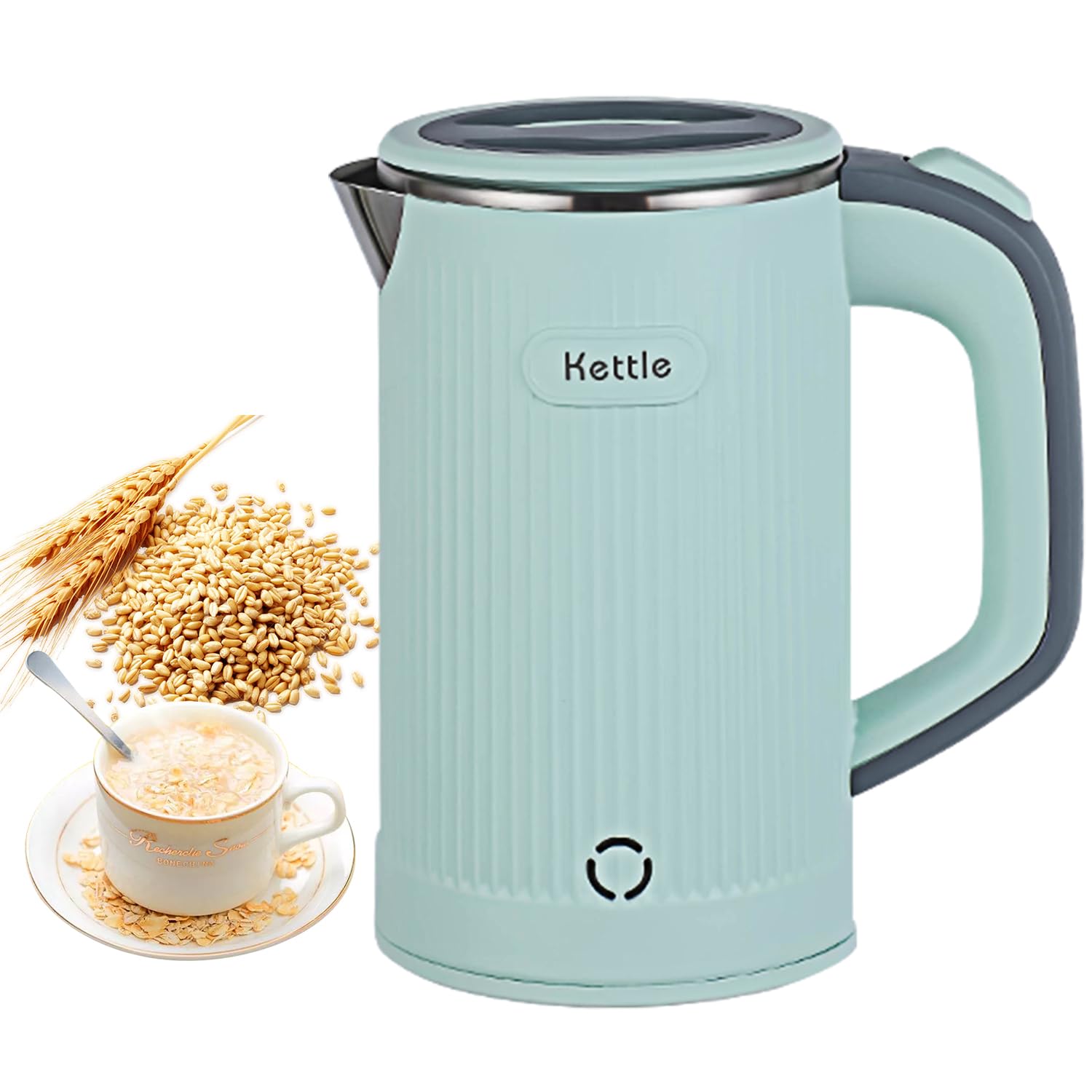 Jolof Store 0.8L Travel Electric Kettle – 600W Fast Boil Mini Kettle, Green