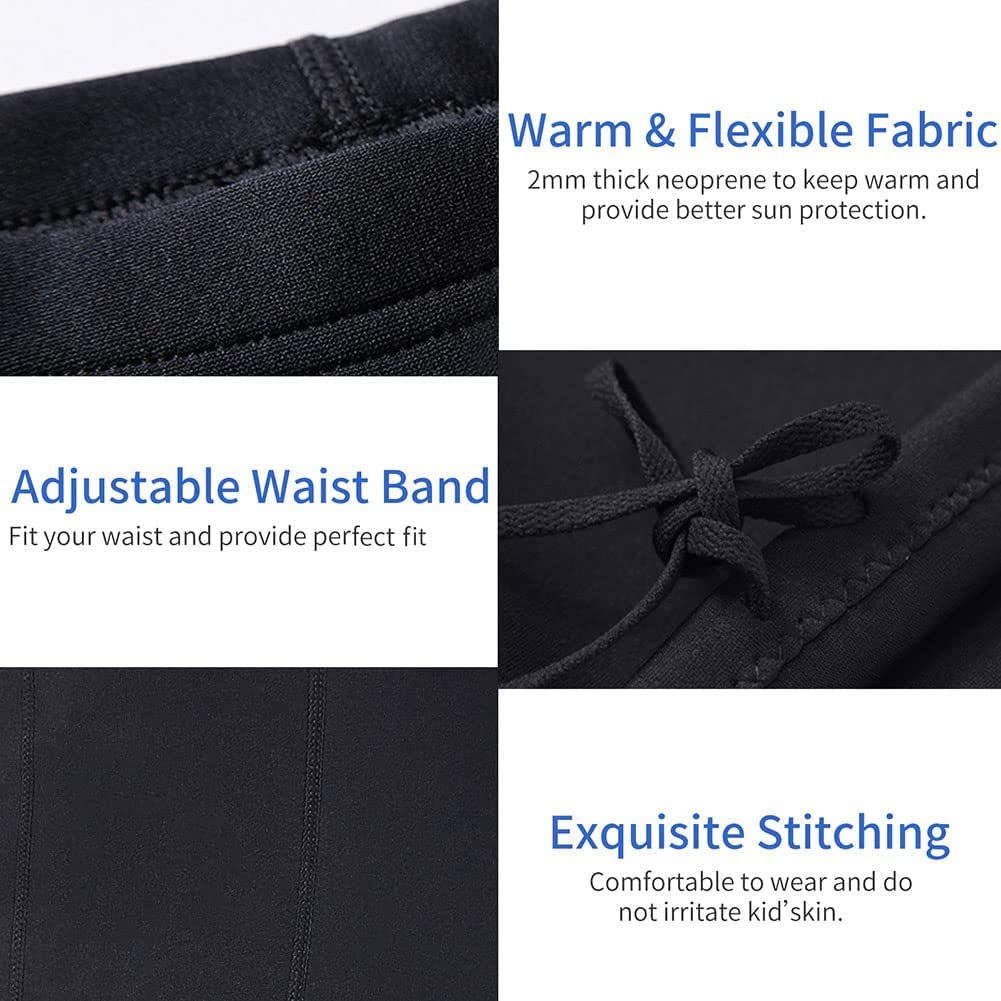 EUPTE 3mm Neoprene Wetsuit Pants – UV Protection Diving Leggings