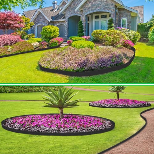 Forever Speed Flexible Garden Edging - 20m x 5cm Black Lawn Border