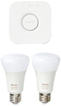 Philips Hue White & Color Ambiance E27 Smart LED Starter Kit - 2 Pack