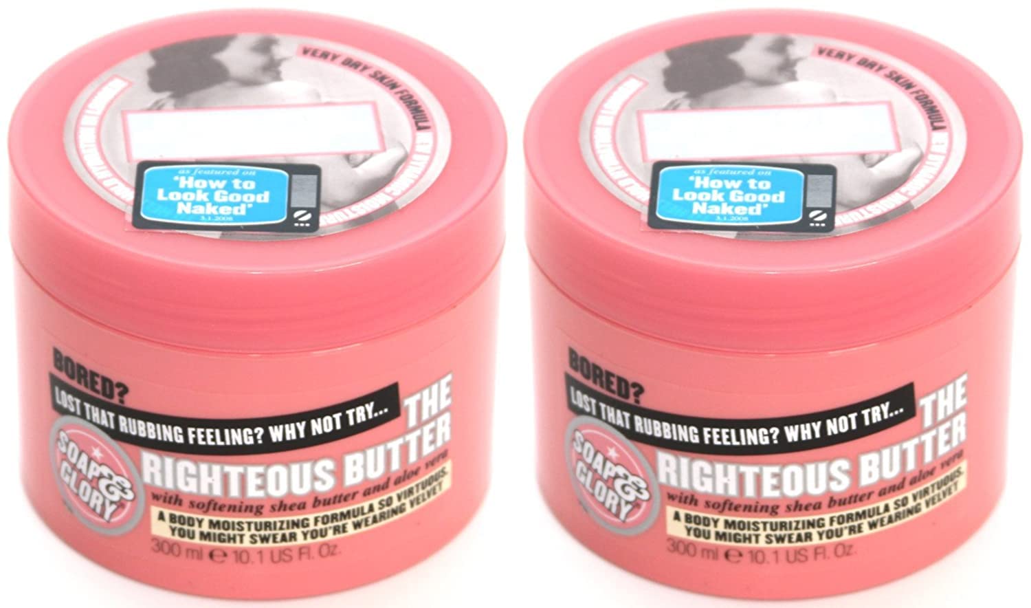 Soap & Glory The Righteous Butter Body Butter 300ml - Shea Butter (2 Pack)