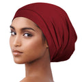 Alnorm Satin Lined Hair Bonnet – Chemo Beanie Sleep Cap for Curly Hair