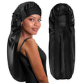BONNET QUEEN Silk Bonnet for Sleeping Long Hair – Adjustable Satin Night Cap