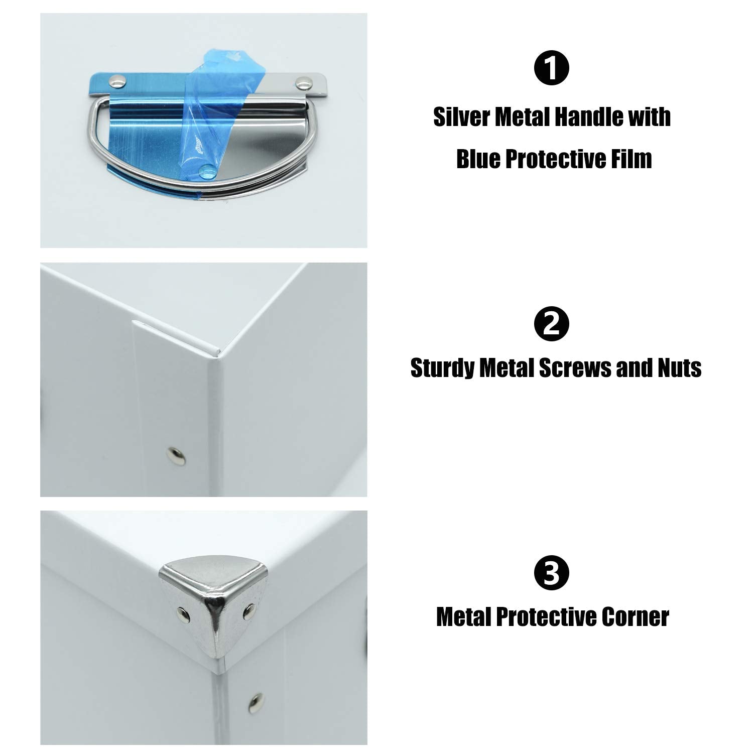 GUOZI Collapsible Storage Box – Decorative Cardboard Memory Bin with Lid