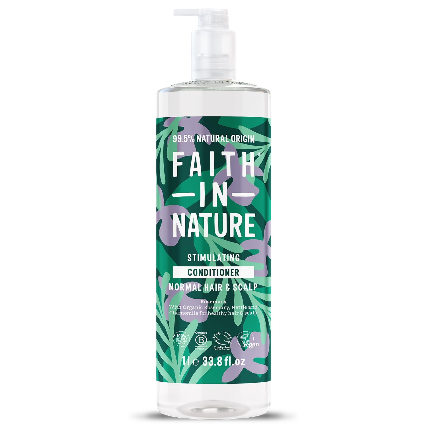 Faith In Nature Rosemary Conditioner – 1L Natural Stimulating Hair Care