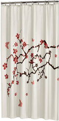 Sealskin Blossom Shower Curtain – Red Floral Polyester – 180 x 200 cm