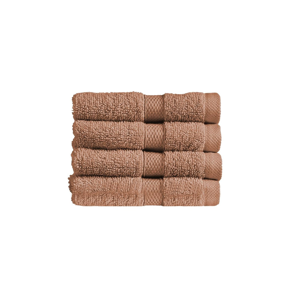 Christy Refresh Bathroom Towel Set | Set of 4 | 4 Face Cloth Set | Quick Dry | Gentle Pastel Tones | Soft Absorbent Shower Towels - image 1