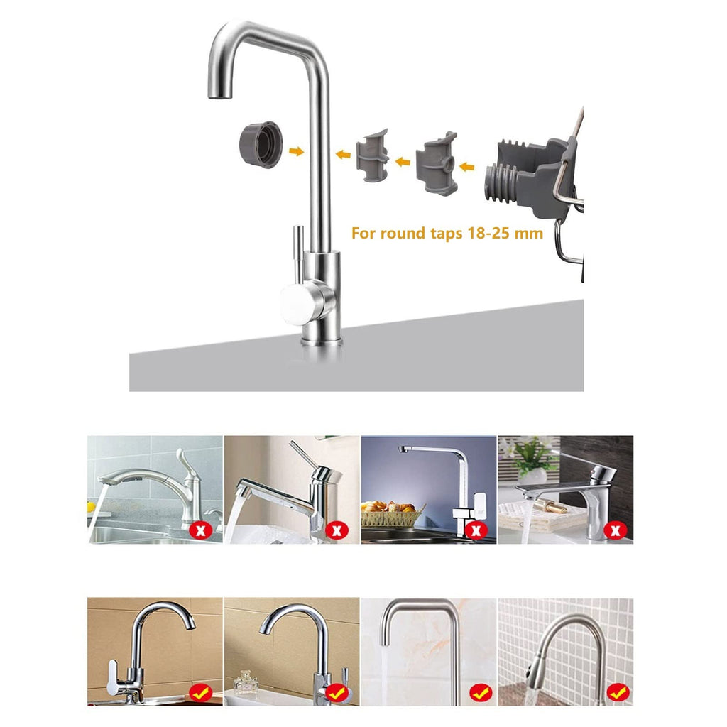 Beilala Bathroom Shower Caddy No Drill, 2 Pack Shampoo Soap Holders Stainless Steel Fauce Rack Kitchen Sink Organiser Bathroom Tidy Accessories Rust - image 4