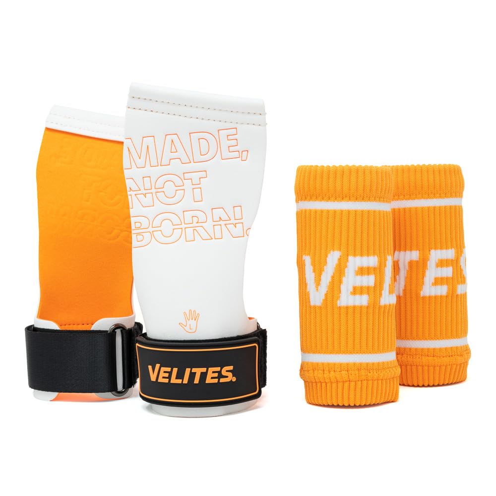 Velites Quad Pro Orange Gymnastics Grips – Professional Cross Training