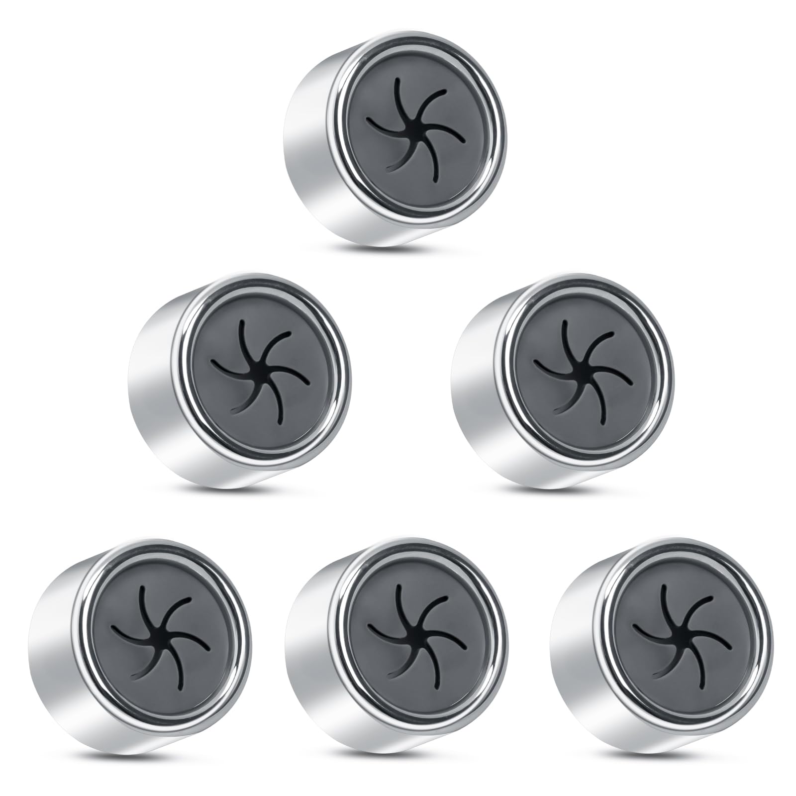 Alyvisun 6Pcs Self-Adhesive Tea Towel Holders | No-Drill Wall Hooks