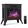 INMOZATA Freestanding Electric Fire Stove | 1800W LED Flame Effect