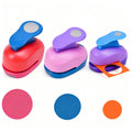 Elyyapt Circle Punch 3 Pack – Multi-Size Paper Punches for DIY Scrapbooking