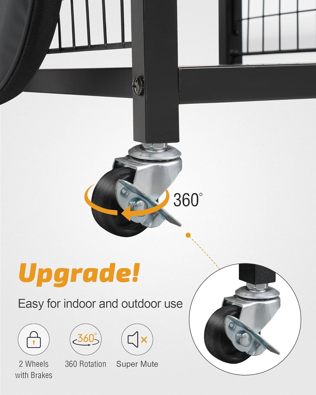 TEKXDD Extra Large Golf Bag Storage Rack with Wheels – Rolling Organizer