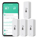 Jolof Store WiFi Smart Thermometer Hygrometer | Tuya App & Alexa (4-Pack)