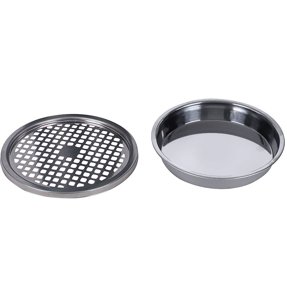 SONGMICS Standing Ashtray Bin | Outdoor Stainless Steel 12.3L Black