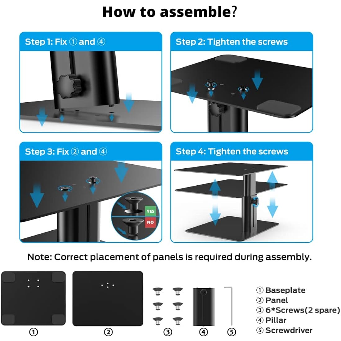 BoYata Adjustable Metal Monitor Stand Riser - Ergonomic Desktop Organizer