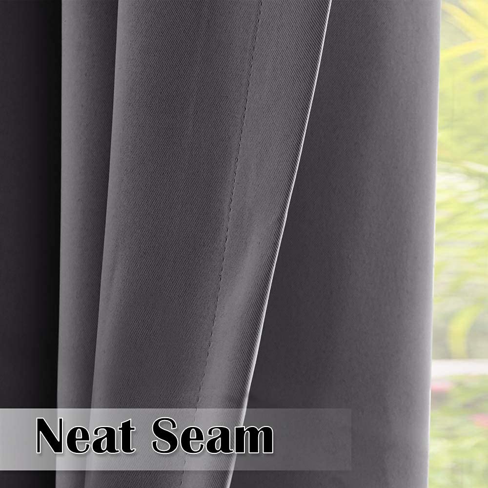StangH Extra Wide Outdoor Curtain | Waterproof Blackout Patio Drape