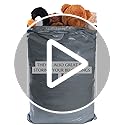 Grey Poly Mailing Bags – Extra Large 22x30 Eco-Friendly (10)