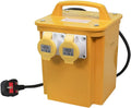 Faithfull 3.3kVA Site Transformer | 110V Twin Outlet IP44 Waterproof