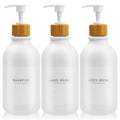 Jolof Store 3-Piece 500ml Soap Dispenser Set | Refillable PET Plastic