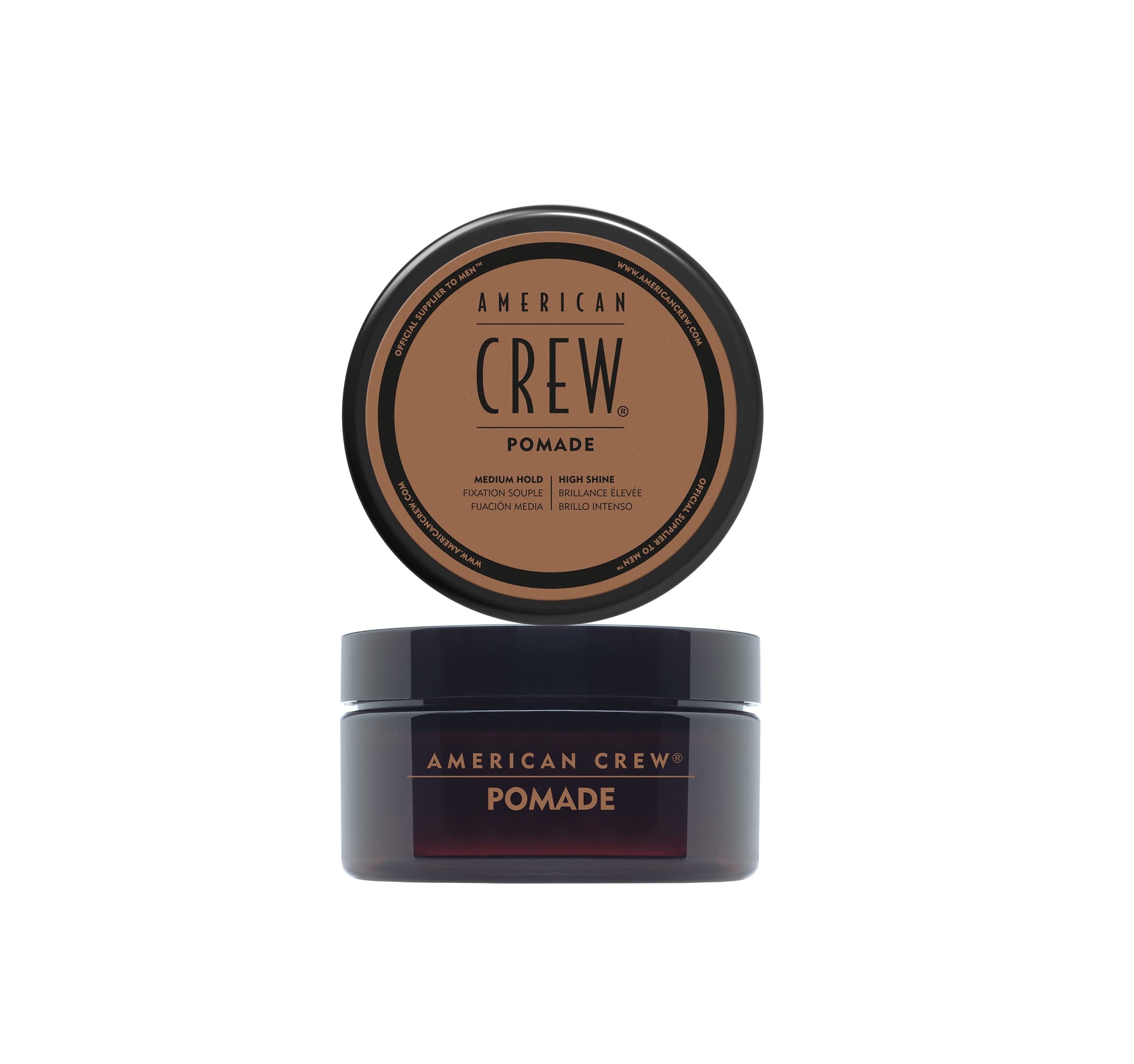 American Crew Pomade – Medium Hold High Shine Water-Based Wax 85g