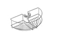 Croydex Clip On Riser Rail Shower Caddy | Chrome Stainless Steel Basket