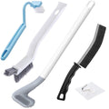 Xemnys 4-Piece Silicone Toilet Brush Set | Deep Cleaning Grout & Crevice Tools