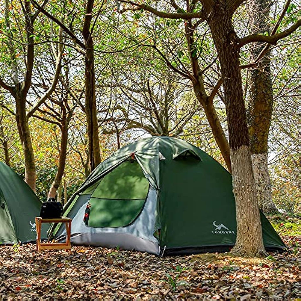 2 Person Backpacking Tent – Waterproof 3-Season Camping Gear