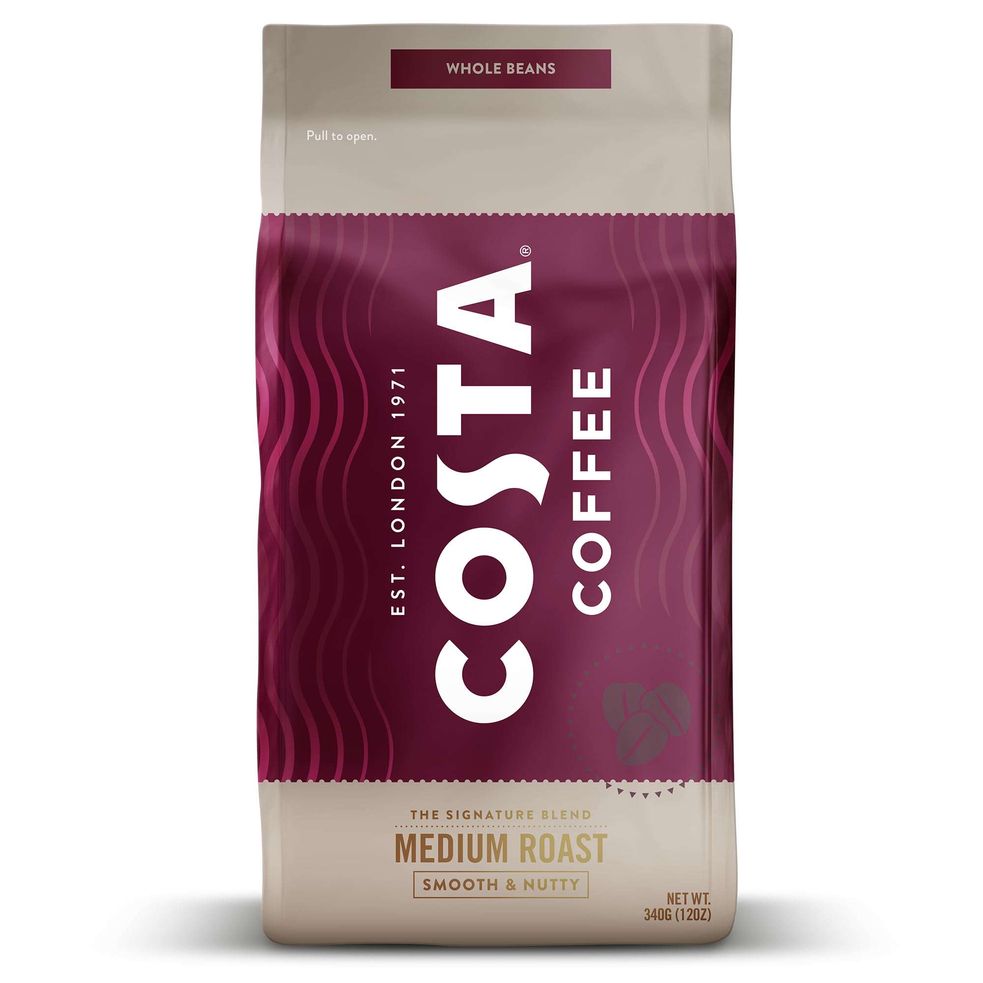 Costa Coffee Signature Blend Medium Roast Whole Bean Coffee - 12 oz