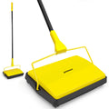 Dolanx Manual Carpet Sweeper – Horsehair Brush Floor Roller for Pet Hair