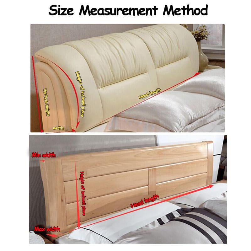 Bestenrose Headboard Cover for Double King Size Bed Waterproof Pu Cover - image 3
