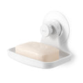 Umbra Flex Adhesive Soap Dish – Rust-Proof Bathroom Shower Holder, White