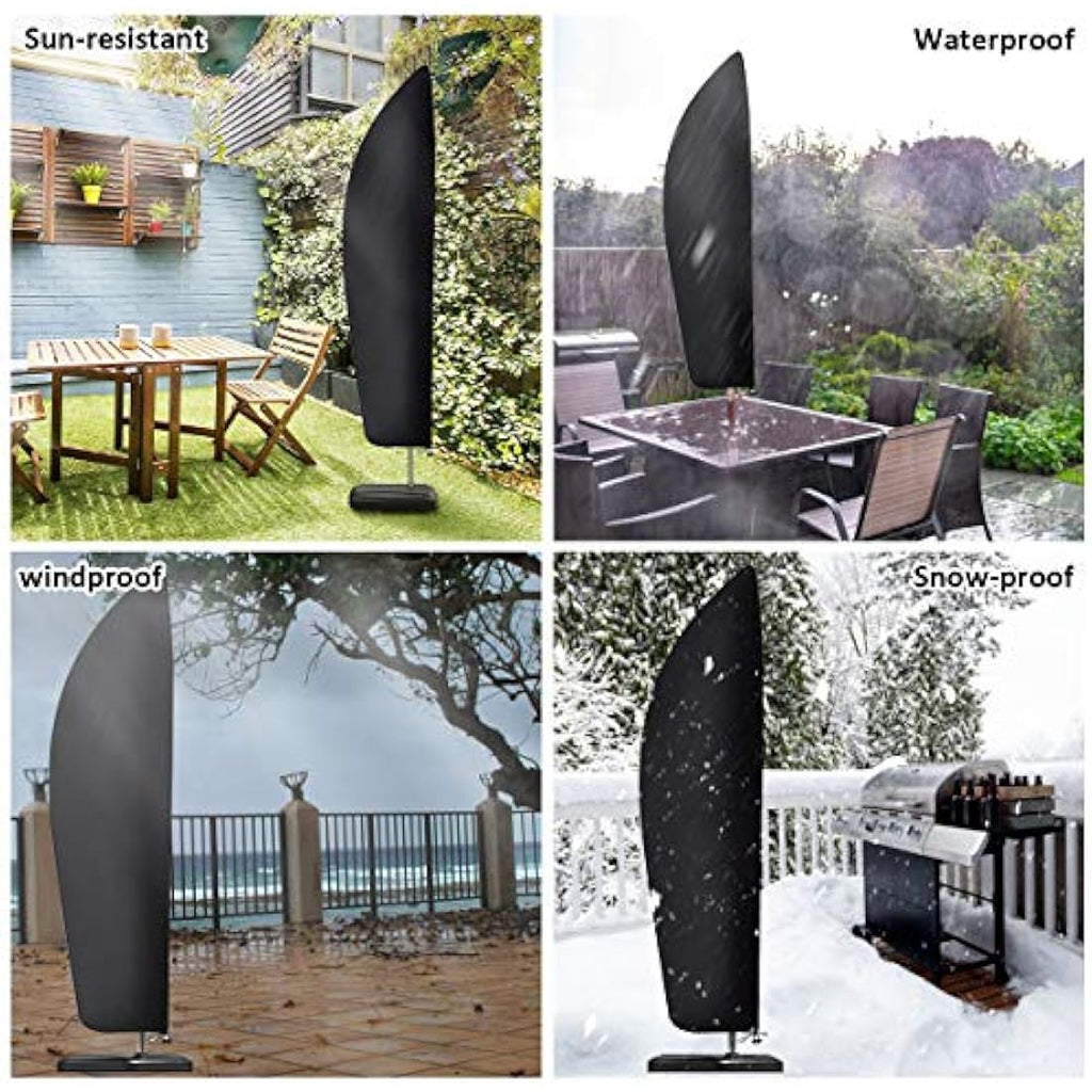 Jolof Store Waterproof Cantilever Parasol Cover with Rod - 265cm