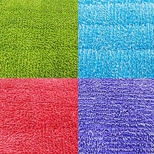 Reusable Spray Mop Replacement Pads | 4 Pack Washable Microfiber