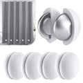 ROLIZOE Magnetic Shower Curtain Weights – Rustproof Silicone, 5 Pairs