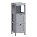 VASAGLE Slim Bathroom Floor Cabinet | 2-Drawer Freestanding Storage Unit